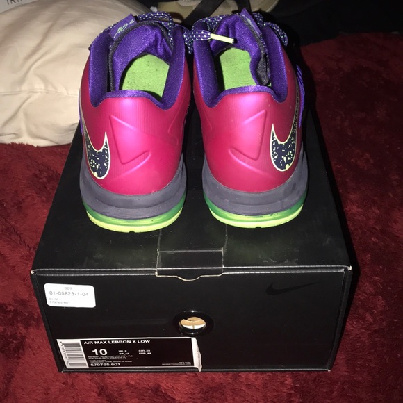 lebron 10 low raspberry